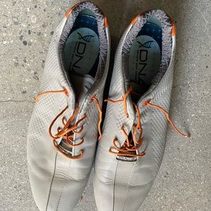 Footjoy DryJoys DNA Golf Shoes Grey /Orange